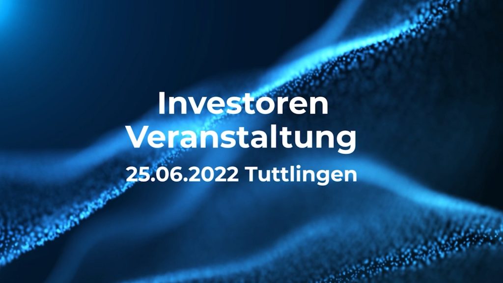 4ARTechnologies Investoren versammelten sich zu einer Veranstaltung in Tuttlingen